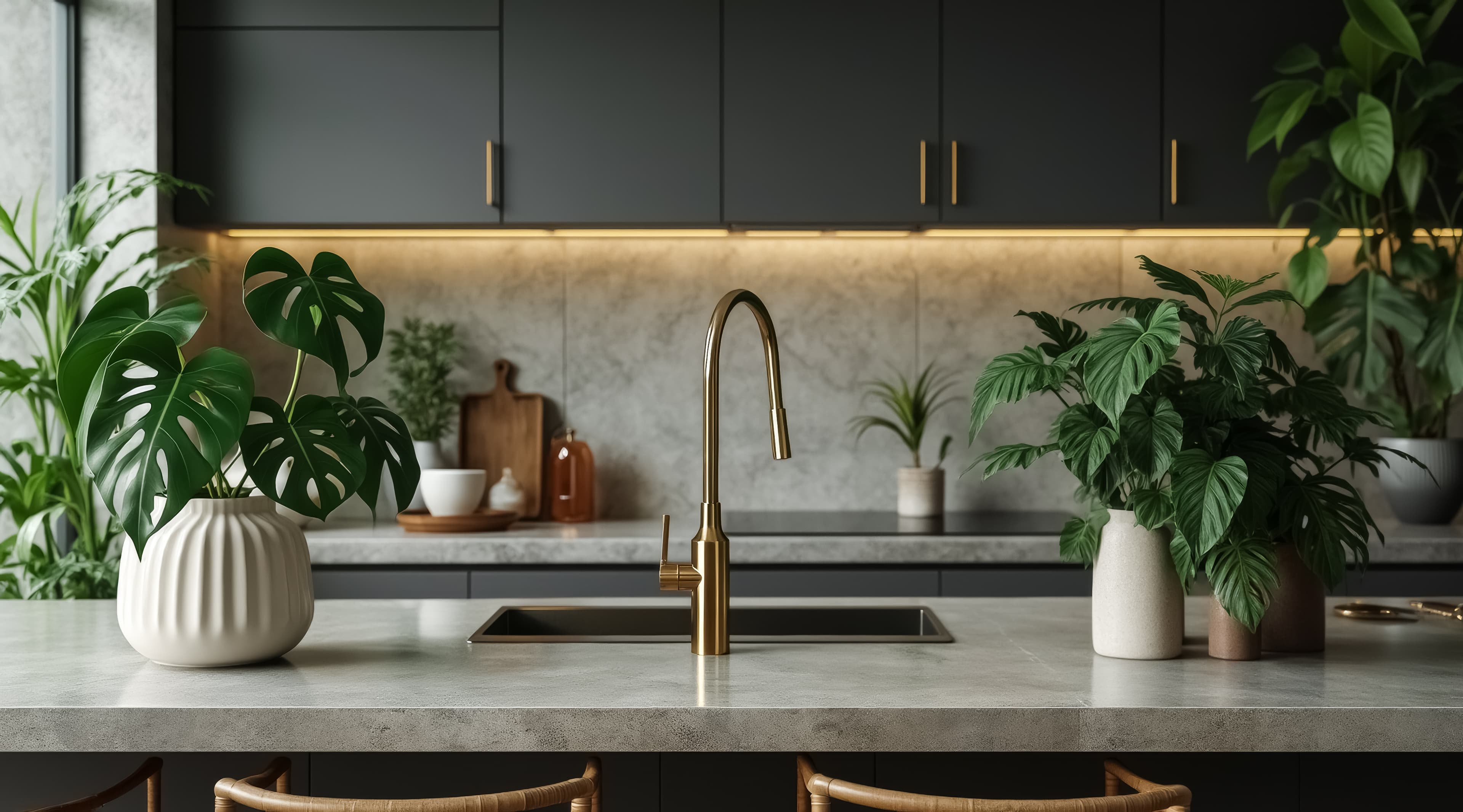 Modern kitchen in a Pacific Northwest home